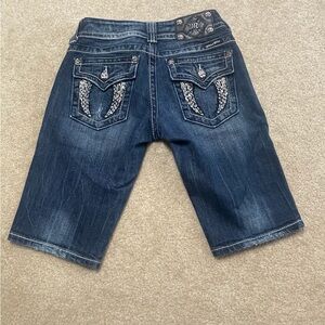 MISS ME Women's Blue Denim Shorts